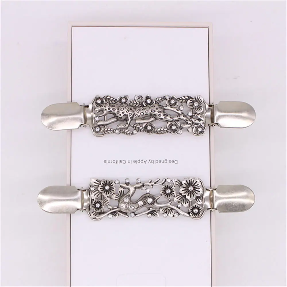 Sewing Clips Garment Clips Clothes Clips 1 Pcs Retro Clothing Windbreaker Shawl Clip Ladies Anti-fade Sweater Clip Connecting Button Fashion Brooch Accessories