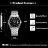 Dropshipping Reloj Hombre 2022 Fashion Quartz Watch for Men Waterproof Luxury Mens Watches Stainless Steel Business Male Clock ► Photo 3/6