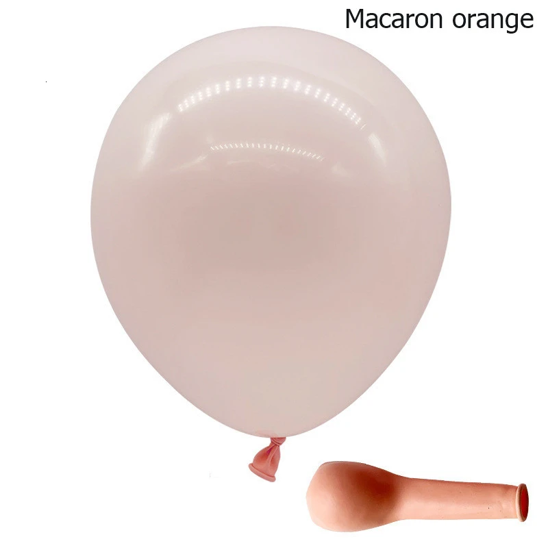 Macaron orange 120 шт./лот 5 дюймов круглые пастельные карамельные цвета Макарон латексные воздушные шары для свадьбы арка для детского дня рождения украшения - Цвет: Macaron orange
