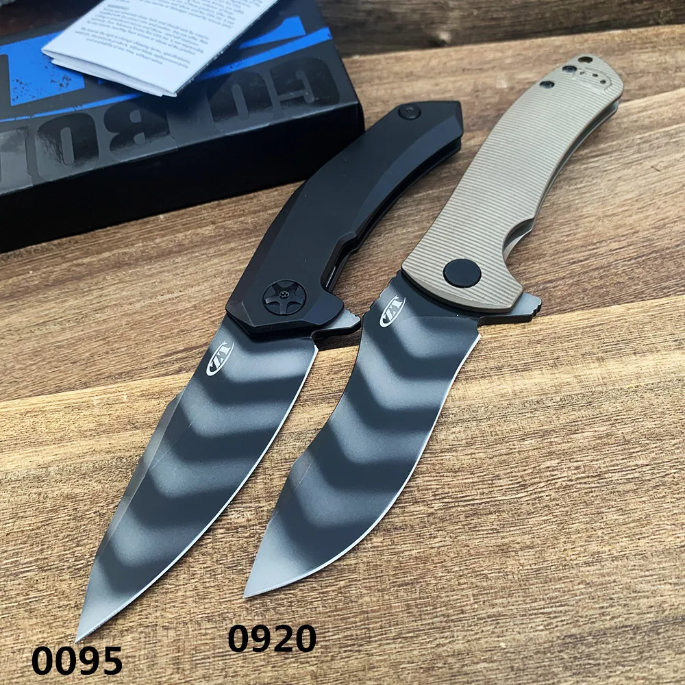 

ZT 0095/0920 ZERO Tolerance Folding knives titanium alloy handle High hardness multifunctional field knife