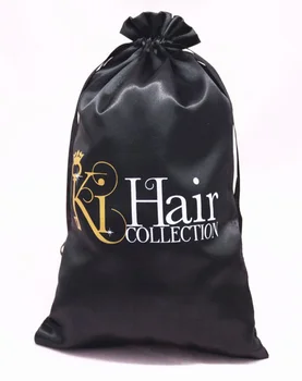 

Satin Bag Hair Virgin Drawstring Pouch Packaging Jewelry Makeup Bracelet Ring Watch Wedding Gift Bag Silk Storage pouches
