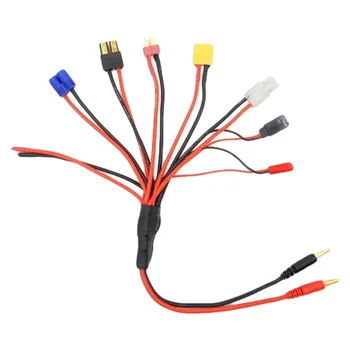 

Multi Charge 4.0mm Banana Connector To Female Tamiya Futaba EC3 JST XT60 Multifunctional Lipo Charger RC Charger Adaptor