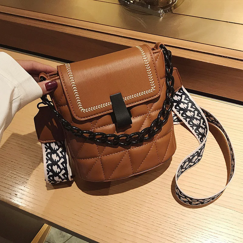 

Korean-style Bag Women's 2020 New Style chun yang Gas Handbag Simple Shoulder Bag Versatile Shoulder Bag Bucket Bag
