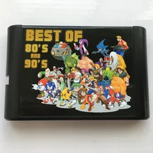 Новое поступление 196 в 1 для sega Mega Drive Genesis 16 бит игровой Картридж для PAL и NTSC Прямая поставка