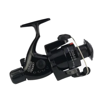 

5.5:1 Black Fishing Reel Foldable Arm Rocker Lightweight Rear Drag Plastic Spool Fish Spinning Wheels New