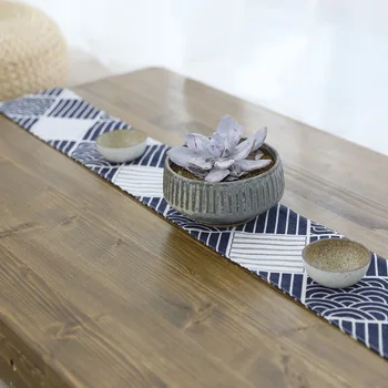 

Classical Chinese Style Tabel Runner High Quality Grid Table Flag Tea Dining Table TV Cabinet Cover Home Hotel Decoration