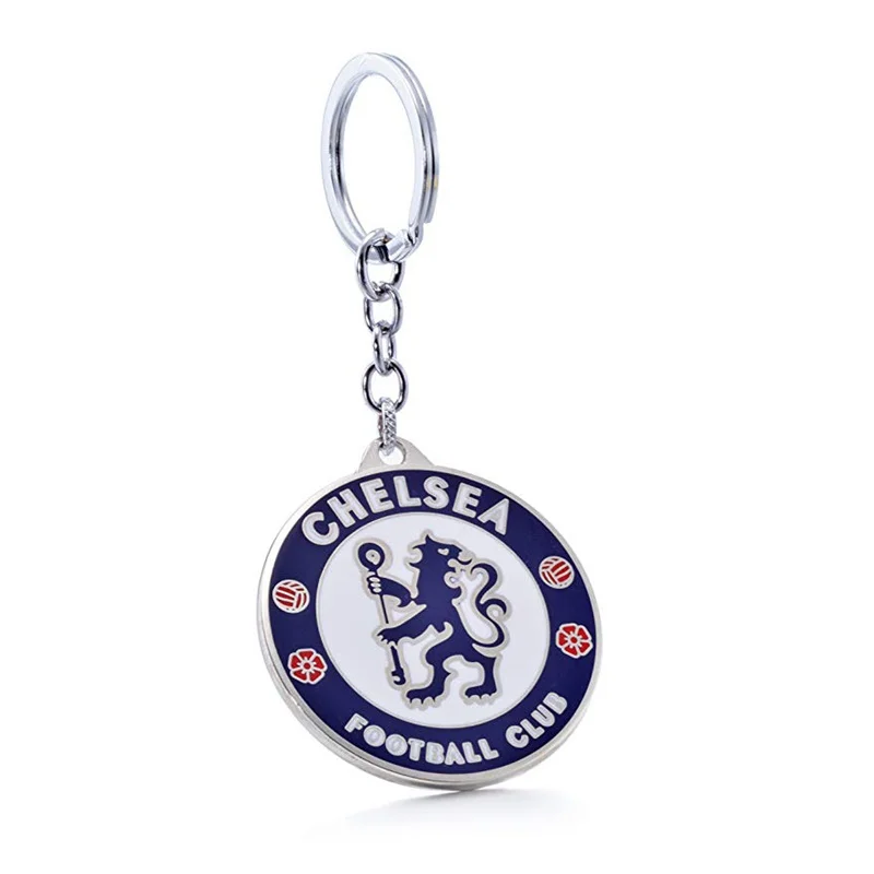 

Chelsea F.C Football Club Soccer Team Logo Metal Pendant Keychain For Soccer Fans