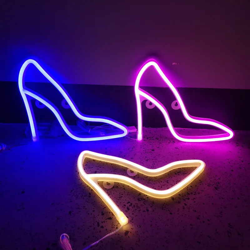 novidade sapatos femininos à moda led luz