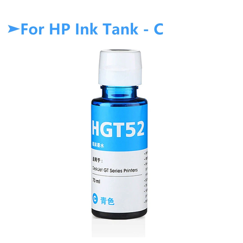 100ML/Bottle Refill Dye Ink Bottle For HP Ink Tank 110 115 310 315 316 318 319 418 Tank Wireless 410 415 419 Inkjet Printer