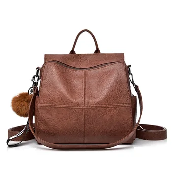 

Backpack Travel Backpack Fashion Pu Soft Shoulder Handbag