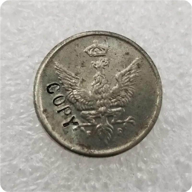Польша 1 fenigow 1917 копия памятных монет-копии монет медаль коллекционные монеты