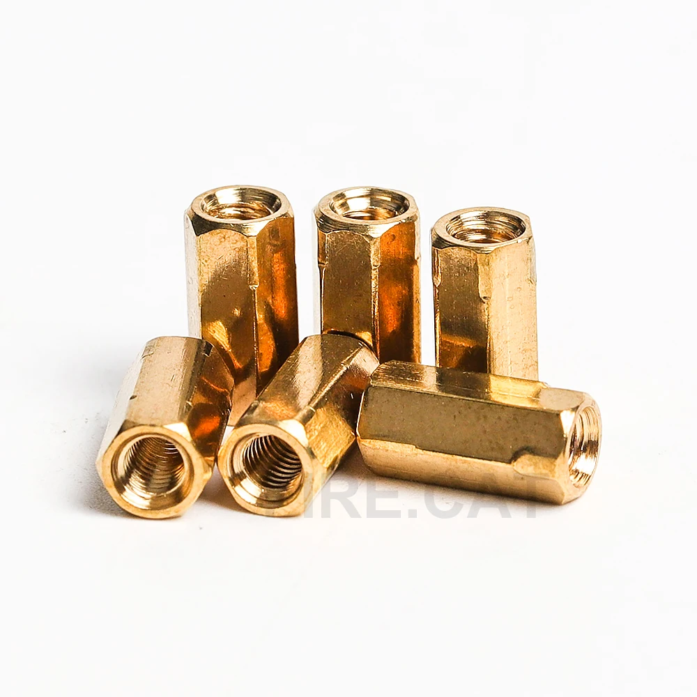 M2 M2.5 M3 M4 Motherboard PC Brass Hex Standoff Spacer Female to Female Screw 10/20/50 Pcs Laiton Bushing Stud Hollow Pillars