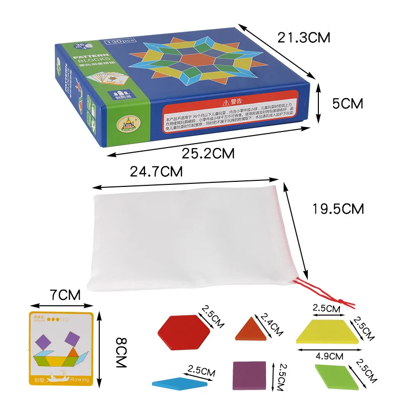 Магнитная 3D Головоломка Tangram игры Монтессори обучения Обучающие Рисование настольные игры игрушка подарок для детей мозги Tease