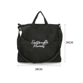 

New WoMan's Corduroy Handbag Female Shoulder Messenger Bag Girl Satchel Tote