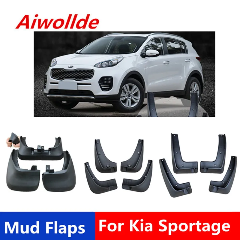 

Car Mud Flaps For KIA Sportage 2004-2019 Mudflaps Splash Guards Mud Flap Mudguards Fender