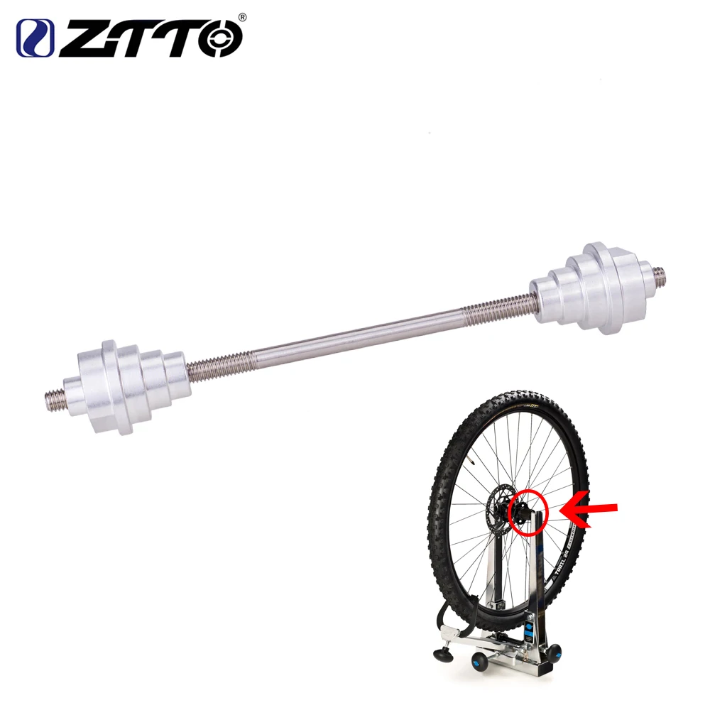 ZTTO Adaptador de soporte para Truing de rueda, herramienta de cubo delantero de 20mm, 15mm, 12mm a 9mm, adaptador de eje pasante QR 100x15 100x12 142x12 a liberación rápida|Cubos de bicicleta| - AliExpress