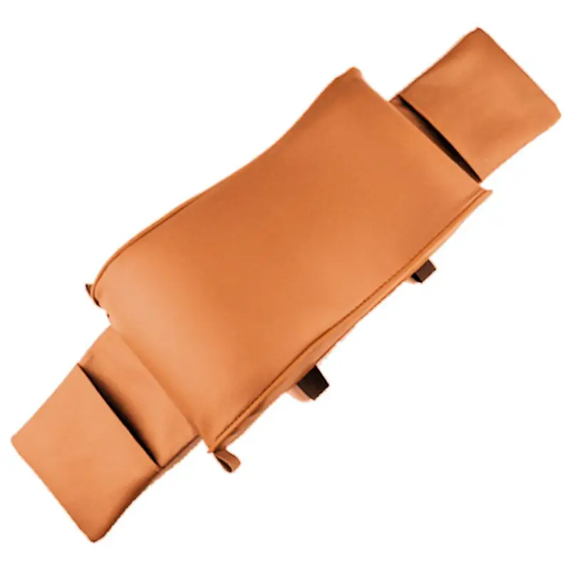 PU Car Armrest Pad Universal Auto Armrests Center Console Arm Rest Seat Box Vehicle Protective With 2 Pockets