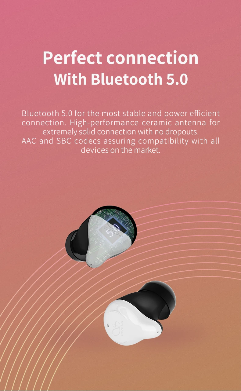 Shanling MTW100 TWS настоящие Беспроводные Bluetooth 5,0 спортивные наушники HiFi аудио наушники с Ноулз BA/DD драйвер IPX7 водонепроницаемый