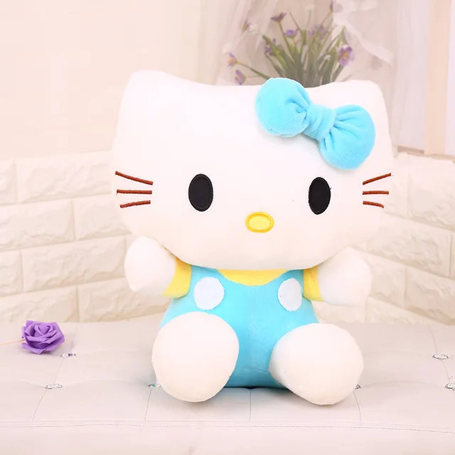 Lovely Sanrio Plush Peluche Kawaii Kt Cats Plush Dolls Cute Stuffed Animal Plushie Toy 20Cm Kt Ragdoll Home Decor Gift for Girls 3