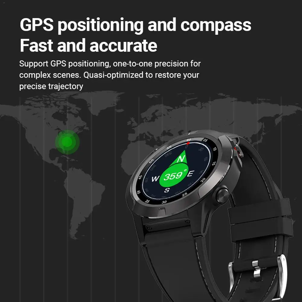 SMA M4 Смарт часы gps компас барометр 1 3 дюймов IP67 водонепроницаемые спортивные Bluetooth