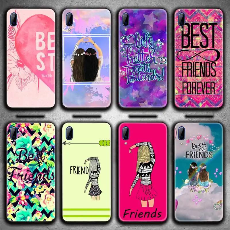 Best Friends Forever BFF чехол для телефона Vivo Y91c Y17 Y51 Y67 Y55 Y7s Y81S Y19 V17 vivo s5 | Мобильные телефоны