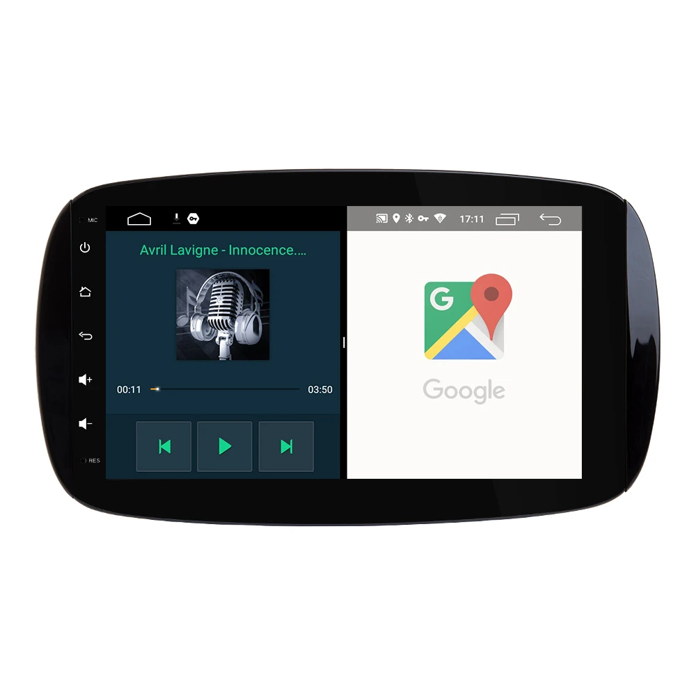 Flash Deal Autoradio 1 din Android 9.0 Car DVD Player For Mercedes/Benz Smart Fortwo 2015 2016 2017 GPS Navi Head Unit  DSP Stereo 3G 4G BT 4