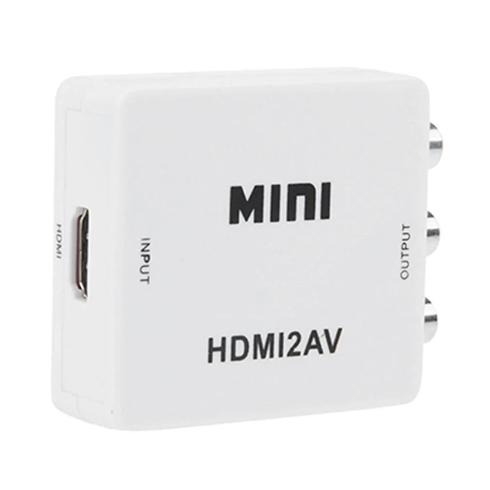HDMI Мини Композитный CVBS RCA AV видеоконвертер адаптер старого ТВ 1080p HRCA горячая