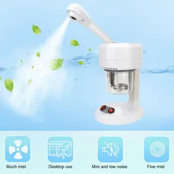 

Hot Mist Face Steamer Ionic Warm Mist Facial Steamer Sauna SPA Mist Moisturizing Sprayer for Pores Cleanse Face Humidifier