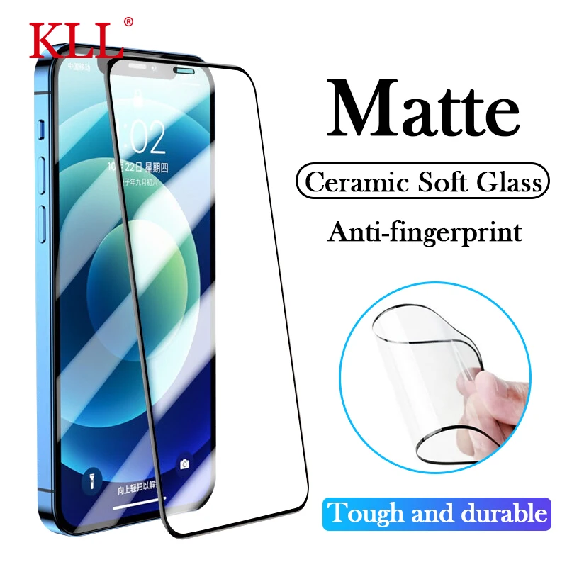 2pcs Matte Ceramic Protective Glass For Iphone 13 14 12 11 Pro Max