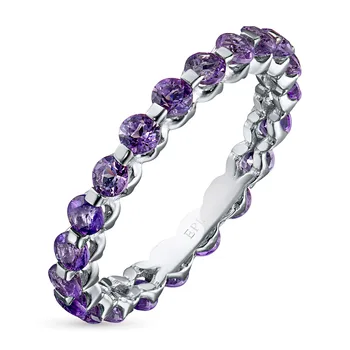 

Ring of silver with amethyst