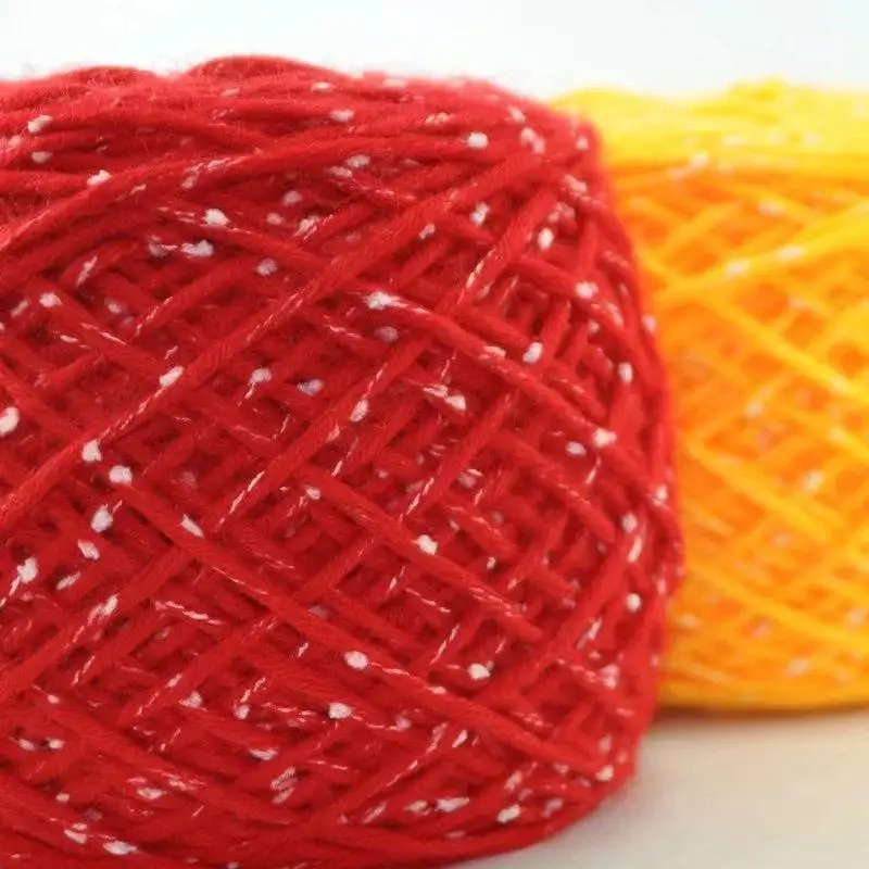 

High Quality 200g 1 ball Thick Crochet Yarn For Hand Knitting Soft Cotton Roving Yarns Thread For Visan laine tricoter AQ361