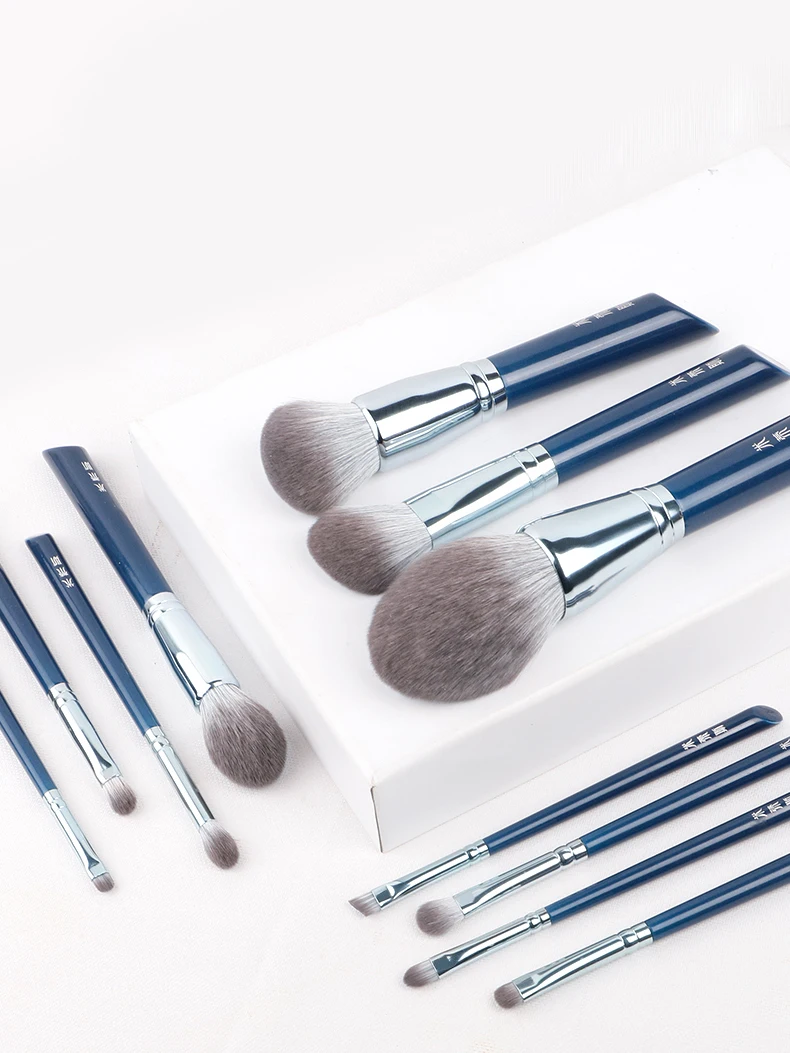 Makeup Brush Set 11pcs Fiber Makeup Brushes Face&Eye Cosmetic Pens