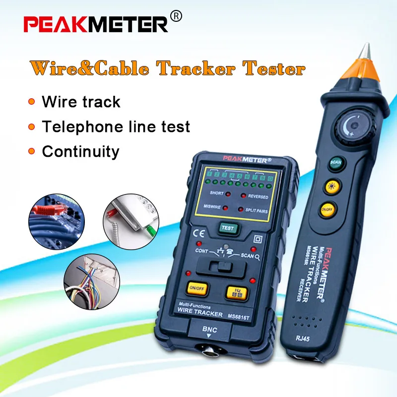 Телефонный кабель RJ45 RJ11 проводной трекер для телекоммуникационного обнаружения