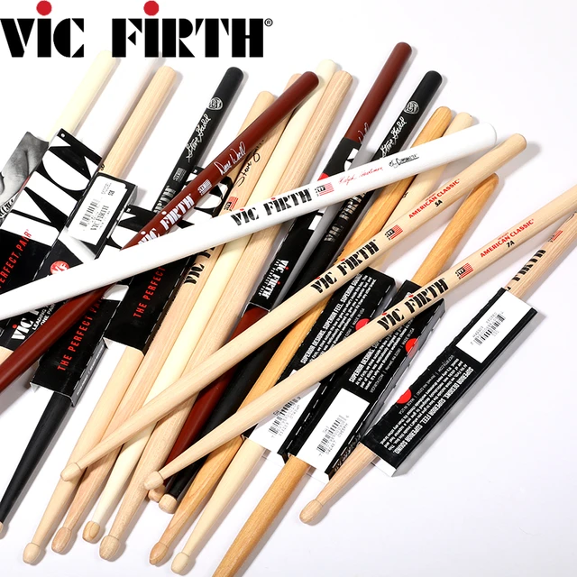 Vic Firth American Classic Drumsticks - 5A - Wood Tip - Black