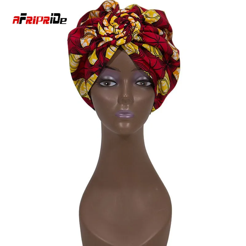Уже сделанный Африканский головной галстук для женщин, нигерийские шарфы для девушек, женский головной платок из чистого хлопка, красивый свадебный тюрбан WYB448