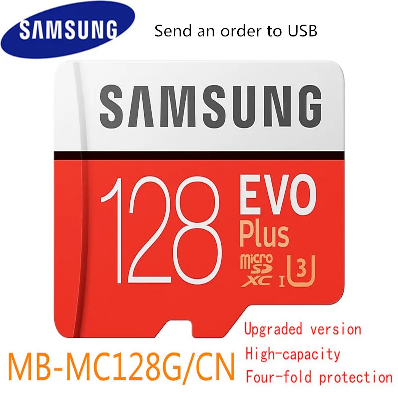 Samsung Evo Plus Micro Sd карта 128 ГБ Sdhc Sdxc класс Evo+ класс 10 C10 Uhs Tf карты транс флэш Microsd