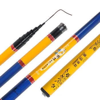 

Hand Rod Stream Pole Ultra Light Ultra Hard Short Section Fishing Peche Vara De Pesca Fishing Gear 3.6m-6.3m FRP Wedkarstwo Olta
