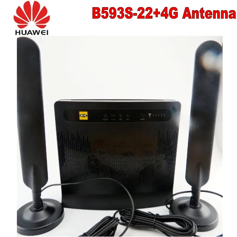 Lot of 10pcsHuawei B593s-22 LTE FDD800/900/1800/2100/2600Mhz TDD2600Mhz Mobile Wireless Gateway Router + 2pcs external antenna | Компьютеры