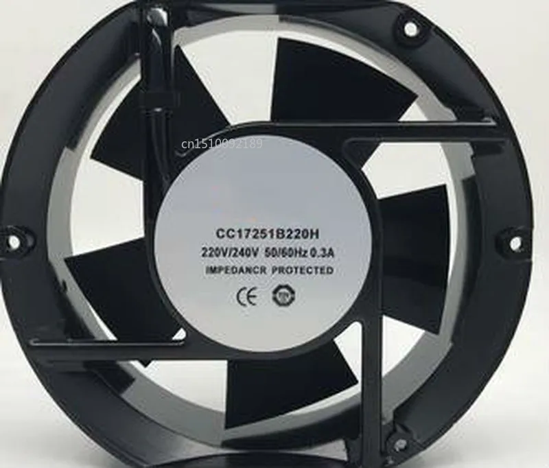 Для CC17251B220H 220V 172*150*51mm шариковый провод охлаждающий вентилятор, предназначенный для инвертора