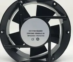 Для CC17251B220H 220V 172*150*51mm шариковый провод охлаждающий вентилятор, предназначенный для инвертора бесплатная доставка