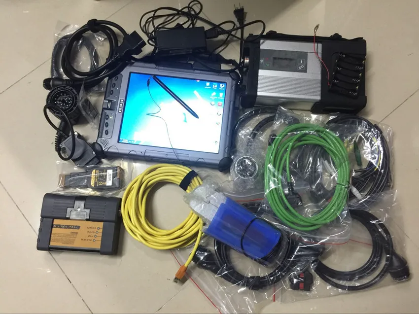 

star diagnostic mb star c5 for bmw icom a2 with full software 2in1 super ssd with laptop xplore ix104 i7 4g ready to work