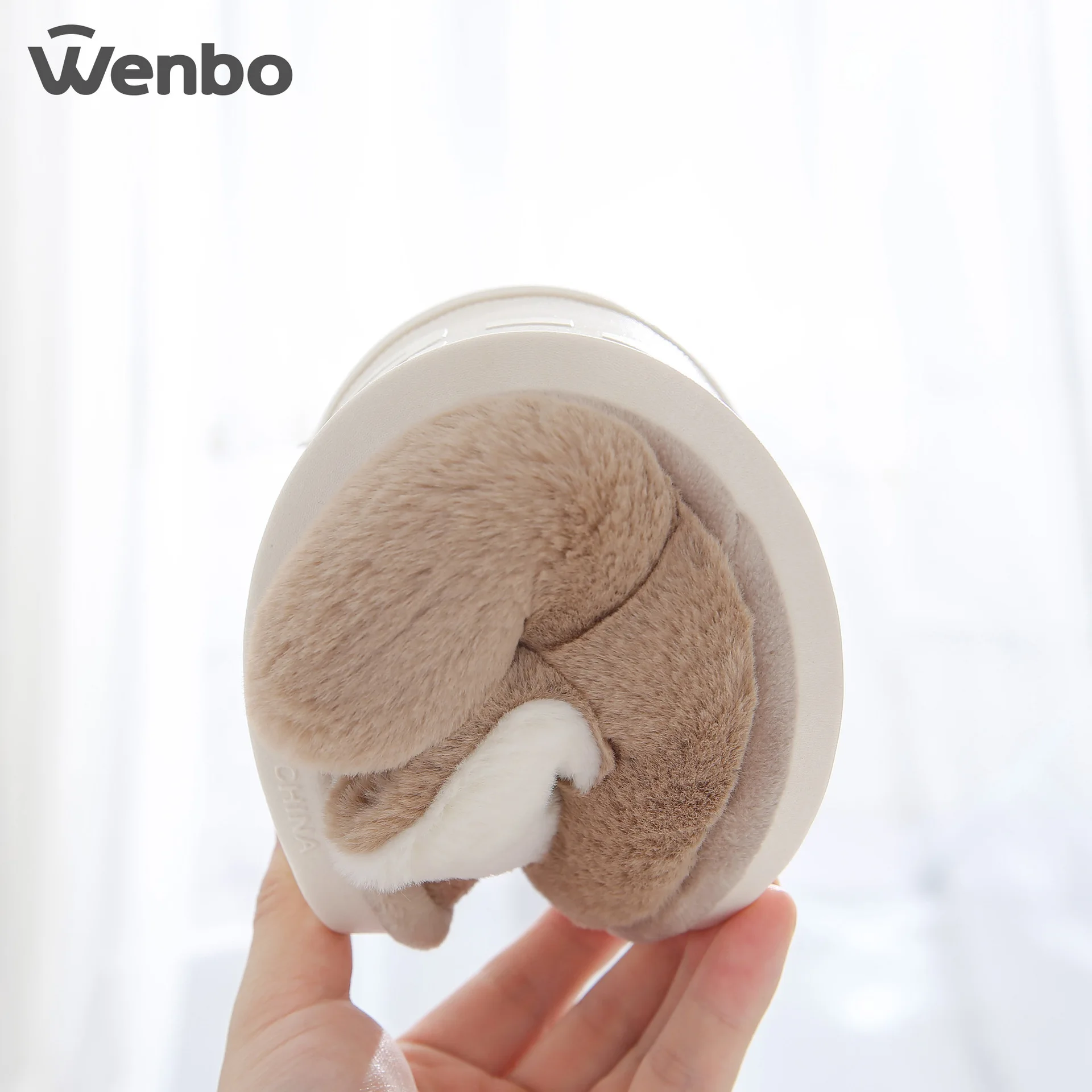 

2358 Long Rabbit Ears Carrot MEN'S Slippers Autumn And Winter Thick Bottomed Household Cotton Slippers Plush Cute MEN'S SHOES An