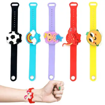 

New Hand Sanitizer Dispenser Pumps Watch Sanitizer Hand Sanitizer Disinfectant Silicone Bracelet Wristband Dispenser Wearable