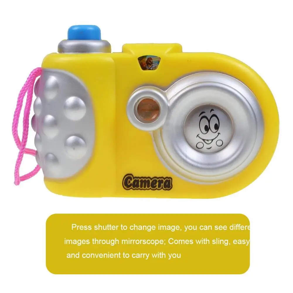 Детские забавные игрушки мультфильм свет проекционная камера Детские игрушки для малышей познание образовательные игрушки случайного цвета