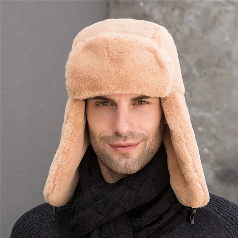 Beanies, зимняя шапка унисекс, зимние шапки, утолщенная шапка, охотничья шапка для мужчин и женщин, ушные наушники с капюшоном, теплая шапка, Шапка-бини O22