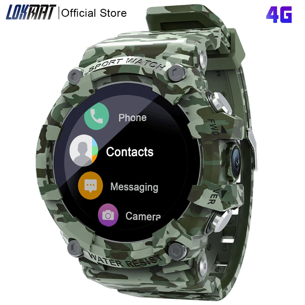 Permalink to LOKMAT SKY Smart Watch phone Fitness 4G Smartwatch Men Camera Video Clock Information Reminder Sport SOS Global Version