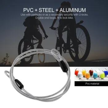 

Hot Cable Steel Wire Rope 100cm For Outdoor Sports Bike Lock Bicycle Cycling Scooter Guard Security Luggage Safety