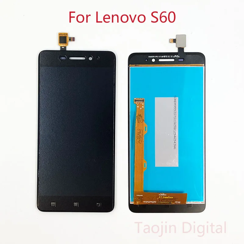

5.0" For Lenovo S60 S60t S60a S60w LCD Display With Touch Screen Digitizer Sensor Panel Assembly Complete Replacement