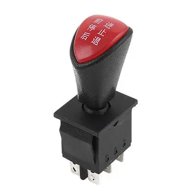 Advance-Stop-Back DPDT 6Pin защелкивающийся скользящий переключатель AC 250V 16A AC 125V 20A черный