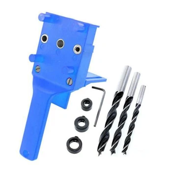 

ABS Pocket Hole Jig Kit Screw Dowel Drill Sets Screw Joint Hole Tools Elements